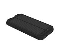 Solar Panel Charger Shell, Lightweight Device with Built-in Brass and Light, Portable Powers Solution for Backpack, Hiking, Picnic, Camping, Adventure, and Outdoor Use