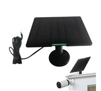 Solar Panel Charger, Solar Charging Unit, 7.76x6.57x0.39 Inches Waterproof Design, External Battery Pack, Energy Saving Powers Generator for Security Cameras, Home, Commercial Use