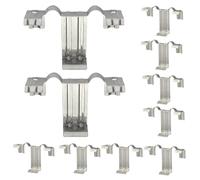 Solar Panel Drainage Clip - Edge Mount Water Flow Clamp for Roof System Maintenance | 10 pieces ABS Mounting Clip Set with Photovoltaic Panel Cleaning, Rainwater Dust Control Use for Dirt Control