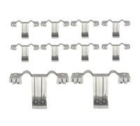 Solar Panel Drainage Clips - Water Dust Removal Mount, Rust Prevention Dirt Accumulation Roof Photovoltaic Maintenance Upgrade System | Professional Cleaning Flow Channel Outdoor Weather Protection