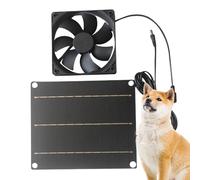Solar Panel Exhaust Fan, 30 W Ventilation System, Quiet Motor, Weatherproof Design For Chicken Coop, Barn, Warehouse, Livestock, Odor Removal, Cooling, Airflow, Shed, Outdoor Use