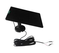Solar Panel for Doorbell, Camera Charger, 50W Electric Source, Weather-Resistant Mount, for Outdoor Wall, Yard, Gate, Apartment Entrance, Daily Use Setup, 19.7x16.7x1cm/7.76x6.57x0.39 inches