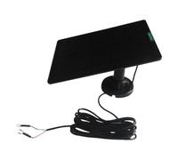 Solar Panel for Doorbell, Solar Security Camera Charger, Silicone 50W Door Bell Accessories, Camera Charging Panel for Home, Apartment, Hot Weather, Outdoor Wall, Entrance, 19.7x16.7x1cm