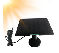 Solar Panel Portable, Fast Charging Solar Charger, 7.76x6.57x0.39 Inches Size Compact Yet Powerful, Waterproof Generator for Home Commercial, Black, Outdoor Camping Gear, White