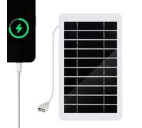 Solar Panel Power, Waterproof Outdoor Design, 6.18x3.7in 5v Voltage Output, Authentic Compact Design, Efficient Sunlight Conversion for Marine, Trailer, Camping, Boat, Roof Off, Grid Use