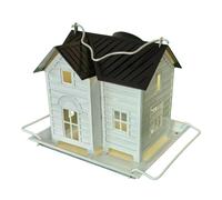 Solar para pájaros, Colgante de jardín, Accesorio Decorativo para Exteriores, atracción de Vida Silvestre iluminada, función de Linterna Solar ecológica, Marco de Metal Duradero