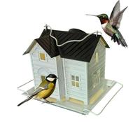 Solar para pájaros - para Exteriores de Gran Capacidad, diseño Resistente a la Intemperie y Resistente al Sol | Dispensador Colgante Resistente, Patio Trasero