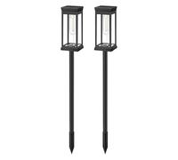 Solar Pathway Lights Outdoor - Luminous Beacon, 2 Pieces Motion Sensor, Detection Lantern | Walkway Radiance Sidewalk Sentry Photovoltaic Lamp Homeowners Renters Walkway Sidewalk Driveway for Flower