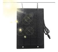 Solar Phone Charger, 50W Portable Backpack Panel 7.8x5.24 Inches, Intelligent USB Output, Compact Off-Grid Charging Solution, Ideal for Camping Beach Hiking Travel Car Outdoor Use