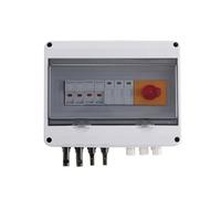 Solar Photovoltaic PV Combiner Box 2-1-1000V Isolating Switch String IP65 PV Solar Surge Lightning Protection Outdoor Waterproof