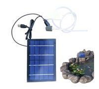 Solar Pond Aerator, Silent Oxygen Pump System, 7.09x5.91 Inches Fish Tank Air Supply Kit, Eco Friendly Water Circulation Device, Quiet Oxygenation Design Style, Backyard Garden for Outdoor Use