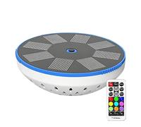 Solar Pool Lights - 10 Modes Waterproof LED Lighting, Swimming Pool Lights with Remote Control and Floating Design, Color Changing Pond Glow, Backyard Water Feature, Outdoor Spa Light for Bathtub