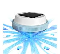 Solar Pool Lights, Rgb Waterproof Lamp Set, 4.21x4.57 Inches Color Changing with Auto on Off Function, Durable Led Outdoor Lighting Build, Modern Floating Style Design for Garden Backyard Party Use