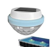 Solar Pool Lights, Rgb Waterproof Lamp Set, 4.21x4.57 Inches Color Changing with Auto on Off Function, Durable Led Outdoor Lighting Build, Modern Floating Style Design for Garden Backyard Party Use