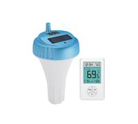 Solar Pool Thermometer IPX8 Waterproof Floating Wireless Thermometer Solar-Powered Remote Monitor for Pools Ponds