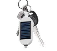 Solar Powar Bank - Cargador de llavero, salida USB, dispositivo mini tipo C con capacidad de 3000 mAh para mochila de viaje, suministro de emergencia, reloj inalámbrico, carga de teléfono, fuente de
