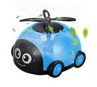 Solar Power Air Freshener, Auto Perfume Diffuser 7x8x5.5cm, Aromatherapy Helicopter Design, Rotating Solar-Powered Scent Dispenser, Compact, Long-Lasting for Truck and Vehicle
