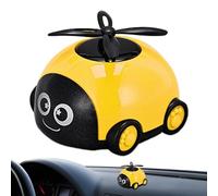 Solar Power Air Freshener, Auto Perfume Diffuser 7x8x5.5cm, Aromatherapy Helicopter Design, Rotating Solar-Powered Scent Dispenser, Compact, Long-Lasting for Truck and Vehicle