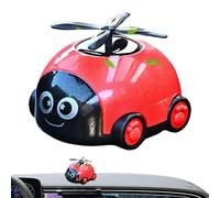 Solar Power Air Freshener, Auto Perfume Diffuser 7x8x5.5cm, Aromatherapy Helicopter Design, Rotating Solar-Powered Scent Dispenser, Compact, Long-Lasting for Truck and Vehicle