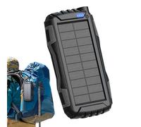 Solar Power Bank, 42800mAh Fast-Charging Portable Charger, Lightweight Outdoor Battery Pack for Phone, Security Camera, Monitor, Travel and Camping Use, 7.68x4.02x1.38 Inches