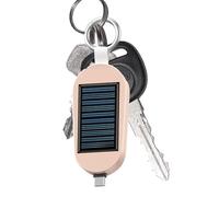 Solar Power Bank - Cargador portátil, cterro solar batmini de llavero | Dispositivo de carga inalámbrica solar, banco eléctrico tipo C compacto, alimentación backup viaje para camping, y