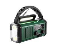 Solar Power Emergency Hand Crank Radio Am Fm Noaa Weather Radio, Sos