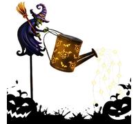 Solar Power Halloween Lights - Spooky LED Waterproof Metal Ground Stakes