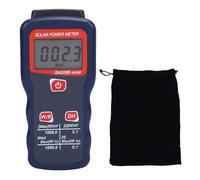 Solar Power Meter, Digital Solar Irradiance Tester with Data Hold Function, Max Value, W/m² & Btu, ABS for Meteorology Research, Solar Energy Monitoring