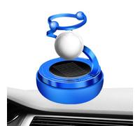 Solar Power - Star Ball Rotating Perfume Holder, 360 Degree Adjustable Aromatherapy Diffuser, Vehicle Dashboard Fragrance Decor, Sun Powered Scent Ornament, Interior Air Fresh Accessory,