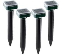 Solar Power Ultrasonic Mole Repellents, Upgrading Mole/mouse Etc 4pack