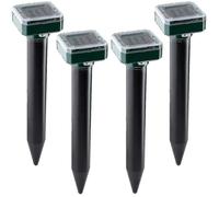 Solar Power Ultrasonic Mole Repellents, Upgrading Mole/mouse Etc 4pack