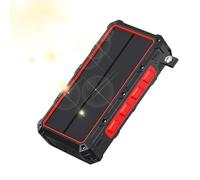 Solar Powerbank, Foldable Fast Charging Battery, Wireless Power Bank with Light, Built-in Compass and SOS Alarm for Hiking, Fishing, Camping, Cyclists, Outdoor, Survival Use Safety 6.54x3.35x1.38in