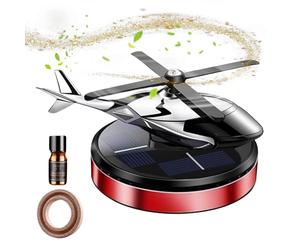 Solar -powered auto -difusor - ambientador de aromaterapia rotativo, salpicadero purificador de respiración | Eco -friendly humor y purificador de respiración, eliminador de olores dispensador de olor