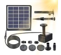 Solar Powered Bird - Outdoor Water Circulation Decor for Garden Use | 6V 2W Floating Pump with 8 Spray Nozzles, Patio Yard Pond Planter Water Feature for Bath Fountain Backyard