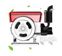 Solar Powered Car Diffuser - Rotating Vehicle Fragrance Ornament | Compact Tractor Engine Style Device with Solar Function, Alloy Holder with Tablet Slot, Dashboard Aromatherapy