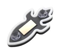 Solar Powered Car Light - Rocket Star Ambient Lamp, 6 modos USB Recargabl | 12,5 x 6 x 1,3 cm | 26 LEDs High-Brightness | Sensor de vibración y luz Feedback Cruise Light For Windshield & Night Driving