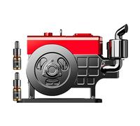 Solar Powered Car Perfume - Simulation Air Freshener | Solar Vehicle Perfume Diffuser | Intelligent Rotation Automatic Solar Perfume Diffuser | Rotating Portable Simulated Engine Car Air Diffuser