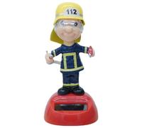 Solar Powered Dancing Toy, Car Dashboard Bobblehead Dancer Firefighter, Novelty Dancing Solar Animated Toys for Parties, Ornament, Home Desk Decoration