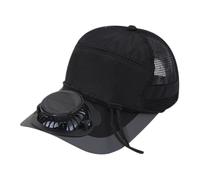 Solar Powered Fan Hat | 3-Speed Breathable Headwear | USB Rechargeable 1000mAh Solar Sun Hat with Digital Display | Ideal For Men Women Outdoor Beach Summer Fishing Hiking Golf Gardening