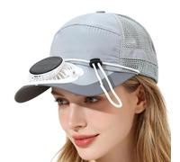 Solar Powered Fan Hat | 3-Speed Breathable Headwear | USB Rechargeable 1000mAh Solar Sun Hat with Digital Display | Ideal For Men Women Outdoor Beach Summer Fishing Hiking Golf Gardening