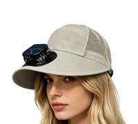 Solar Powered Fan Hat - Cooling Sunshade Cap, Breathable Outdoor Gear | Wide Brim Summer UV Protection Headwear for Fishing Camping Garden Yard Hiking Work Travel Beach Sports