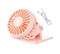 Solar Powered Fan - Portable Neck Fan Air Conditioner | Portable Electric Solar Clip Fan | Solar Operated Camping Accessories Portable Personal Cooling Device | Clip On Fan For Travel, Women & Men