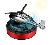 Solar Powered Fighter Airplane Incense Diffuser, Aroma Helicopter Diffusers, Adorable Compact Fragrant Scent, Solar Panel Airplanes Model for Car, Truck, RV Interior Decoration