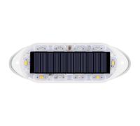 Solar-Powered Flashing Light | Bright Outdoor Safety Lamp | Vehicle Safety Accessories, LED Solar Warning Light, Tráfico Safety Signs, Portable Solar Warning Light, Roadside Safety Tools