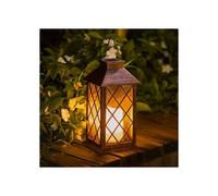 Solar Powered Hanging Garden Lantern with Flashing LED Light, Ideal for Outdoor Use and Parties VHV