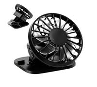 Solar-Powered Hat Clip Fan - USB Rechargeable Battery Cooling Fan | Powerful Handheld Outdoor Breeze | Portable Hole Drilling Headwear Accessory For Outdoor Running Fishing Sunny Garden Yard Hiking Tr