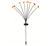 Solar Powered Ladybug Lights - Garden Stake Decor, Outdoor Yard Lighting