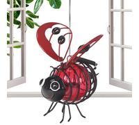 Solar Powered Lanterns - 9.5x12x14cm Metal Outdoor LED Sensor Light Sturdy Weather Resistant Design, Automatic Switch Eco Friendly Lighting | Backyard Patio Window Railing Garden Terrace Porch Courtya