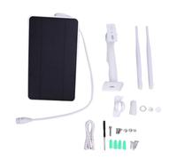 Solar Powered LTE Modem Router, 6W Long Endurance Water Proof 4G WiFi Solar Router Repeater with IP66 Design for Outdoor (US Version)
