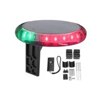 Solar-Powered Outdoor IP67 Navigation Lights with 6 Operating Modes and a Wireless Remote Control